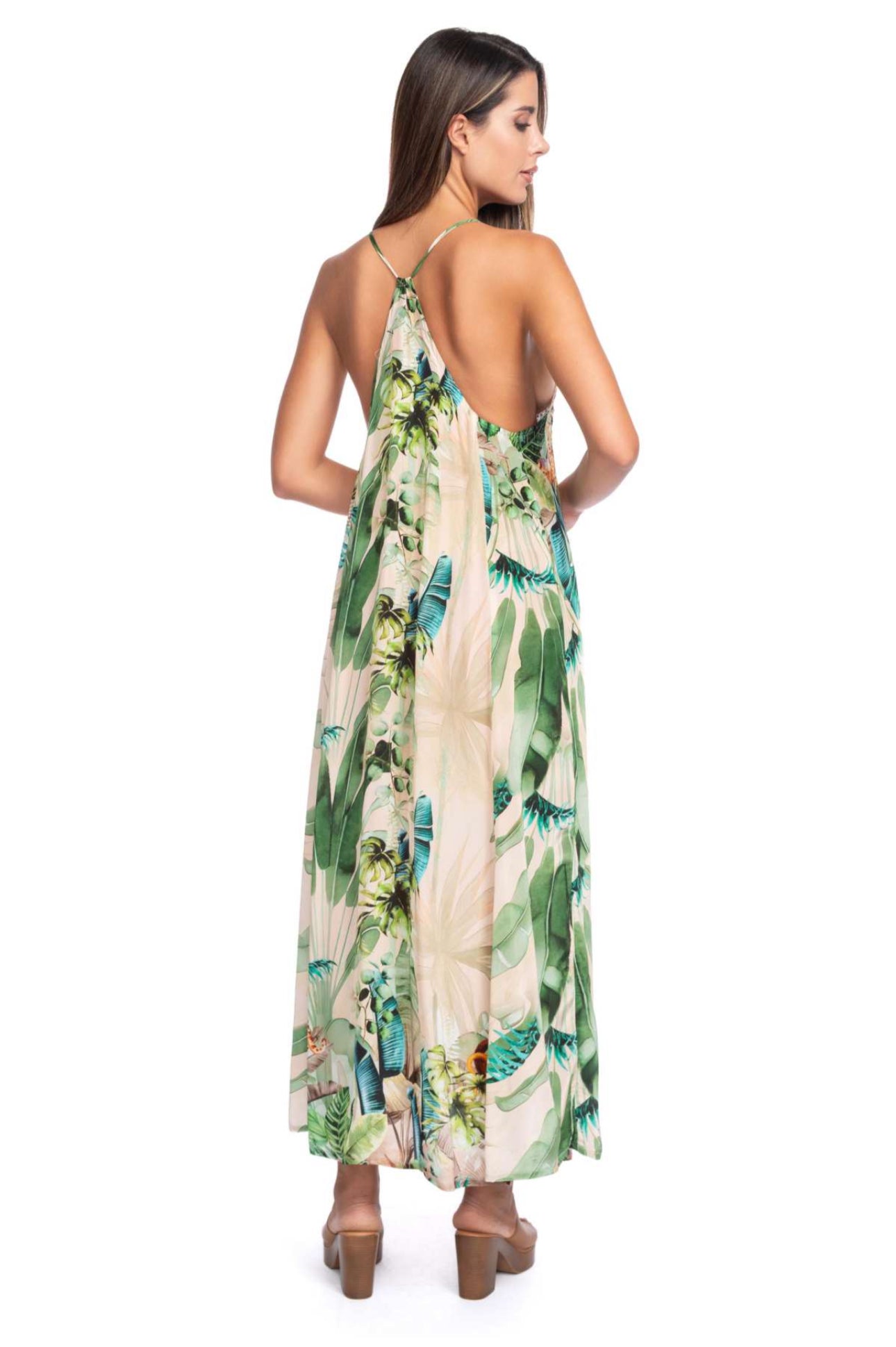 T-BACK MAXI DRESS-AMAZONIA