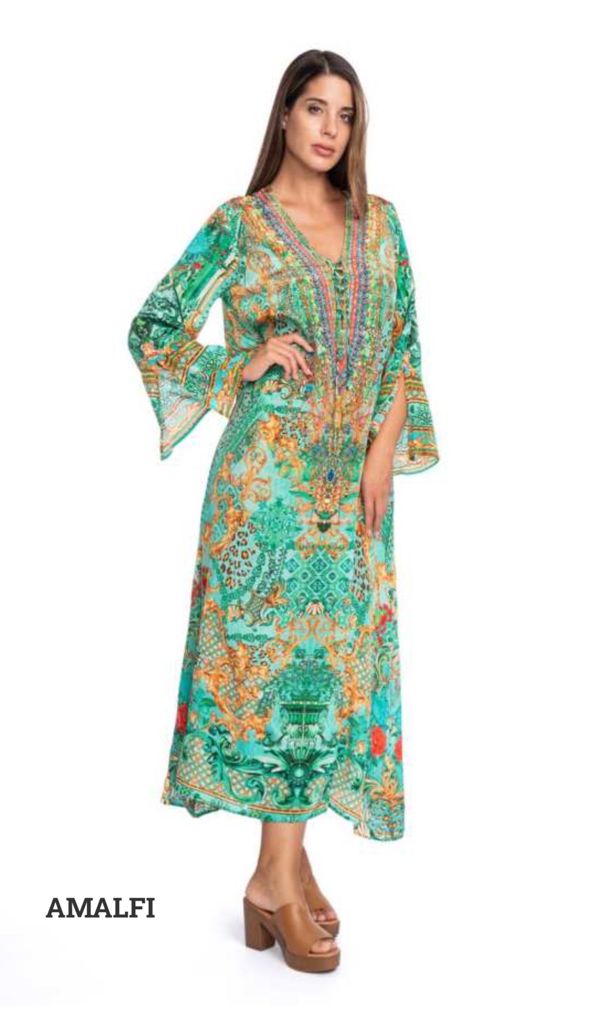 DRESS AISHA LONG-AMALFI