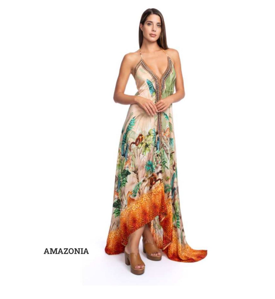 HI-LO DRESS LONG-AMAZONIA