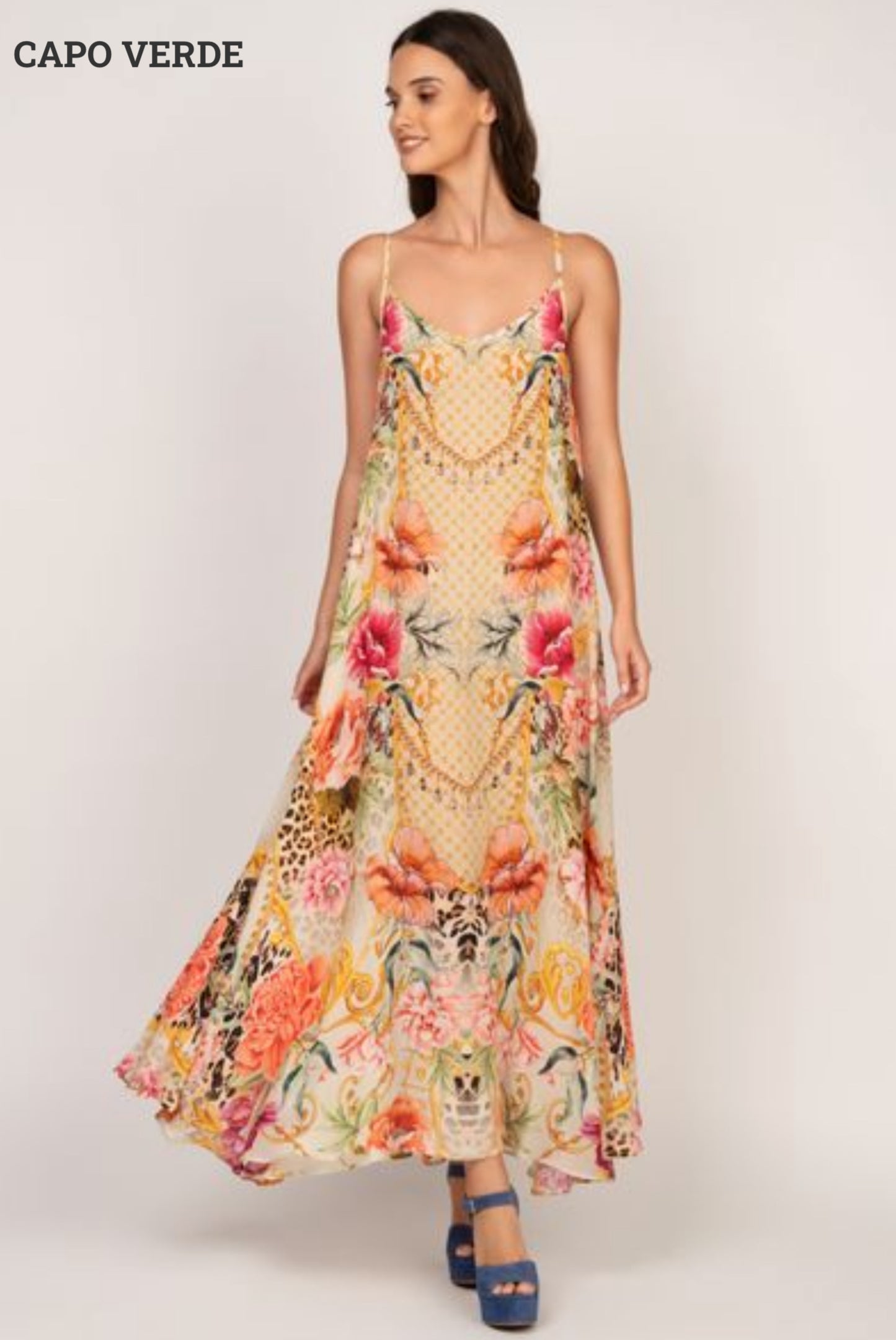 CARLA DRESS-CAPO VERDE