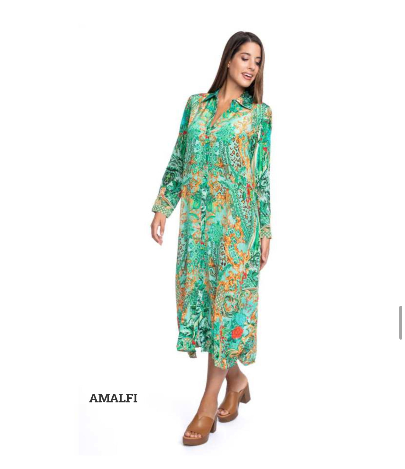 ORIANA SHIRT LONG-AMALFI