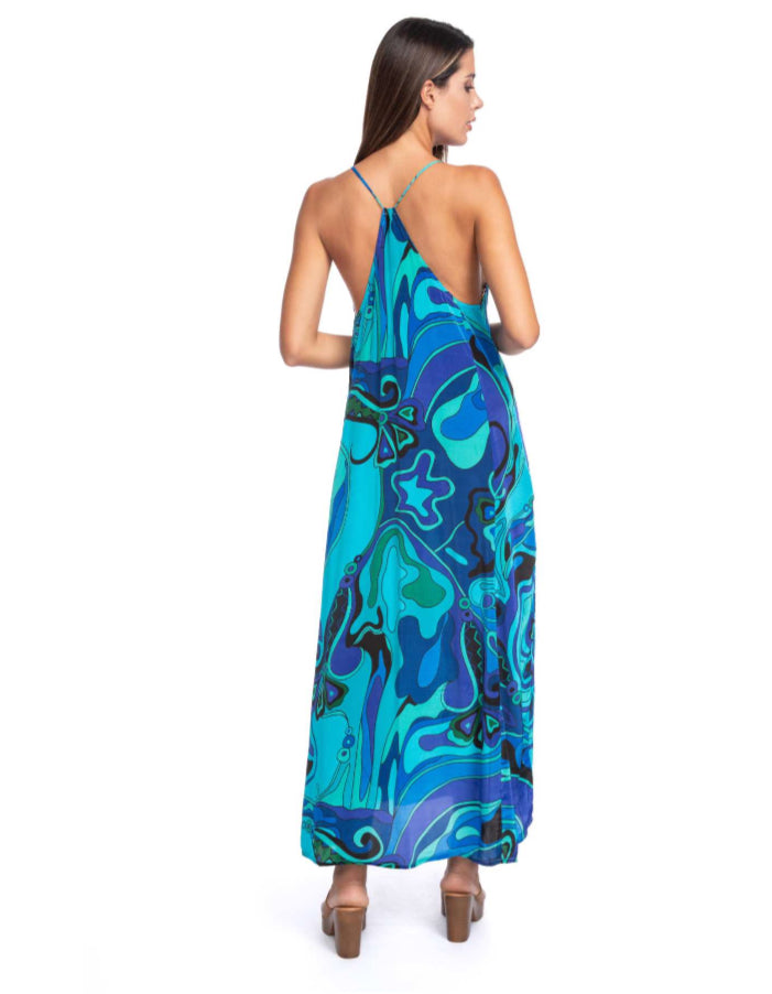 T-BACK MAXI DRESS-OCEANIA