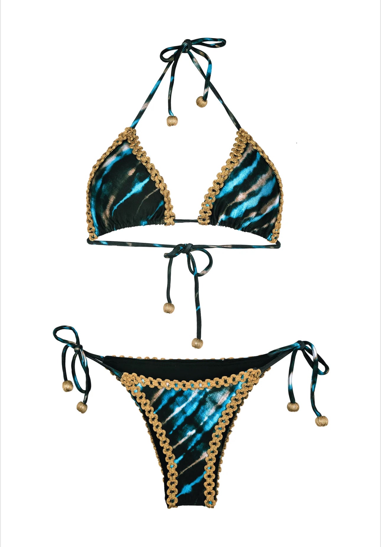 DESPI COTTON CHAIN BIKINI-OCEAN TIDE