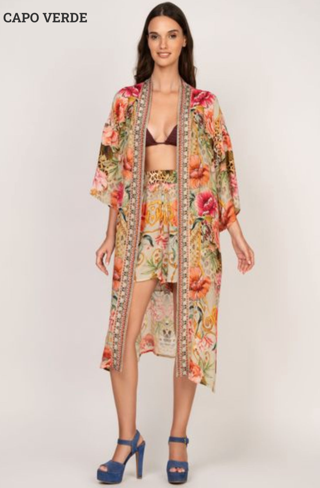KIMONO NAYLA LONG-CAPO VERDE