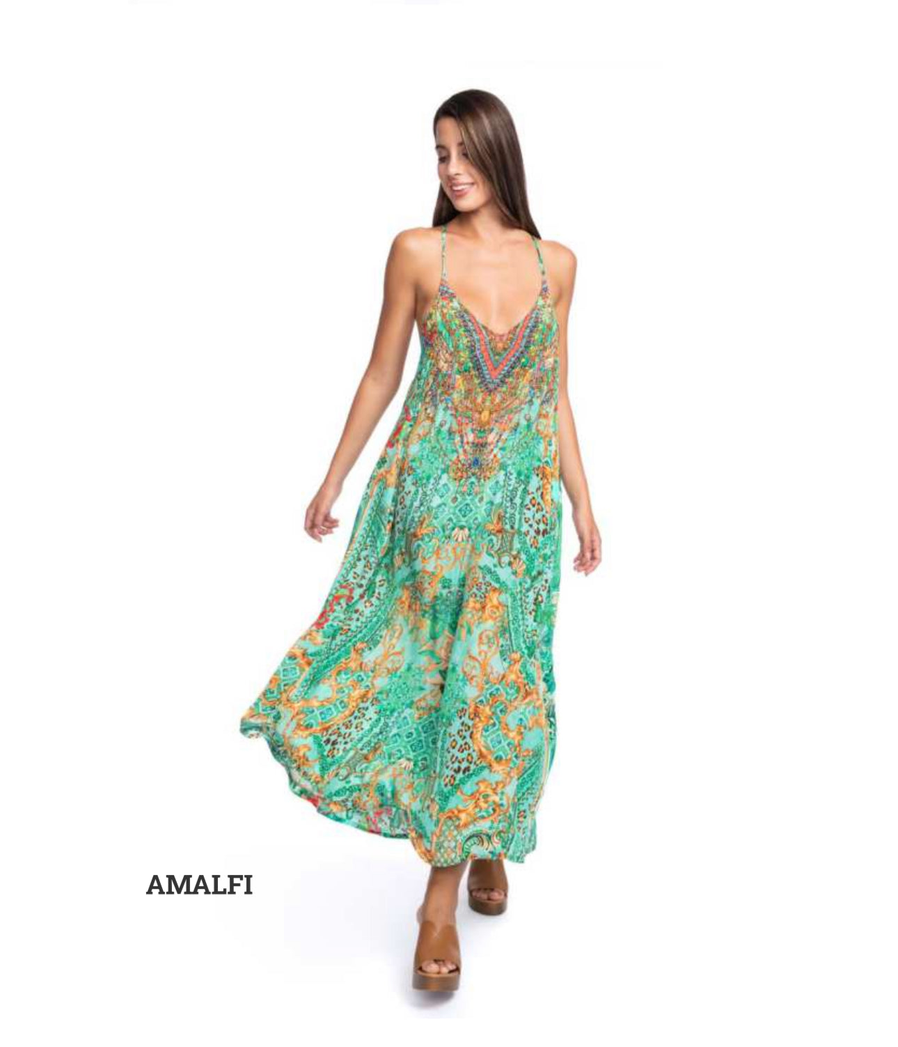 T-BACK MAXI DRESS-AMALFI