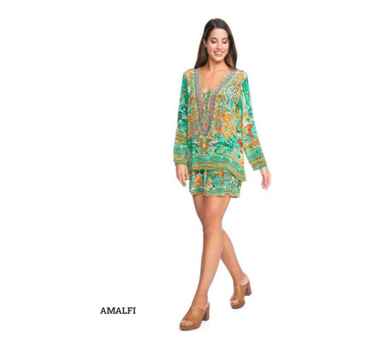 BLOUSE AISHA SHORT-AMALFI