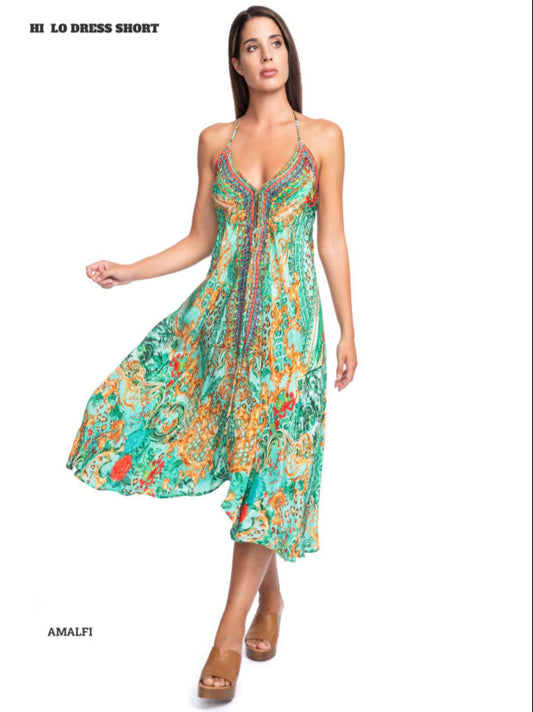 HI-LO DRESS SHORT-AMALFI