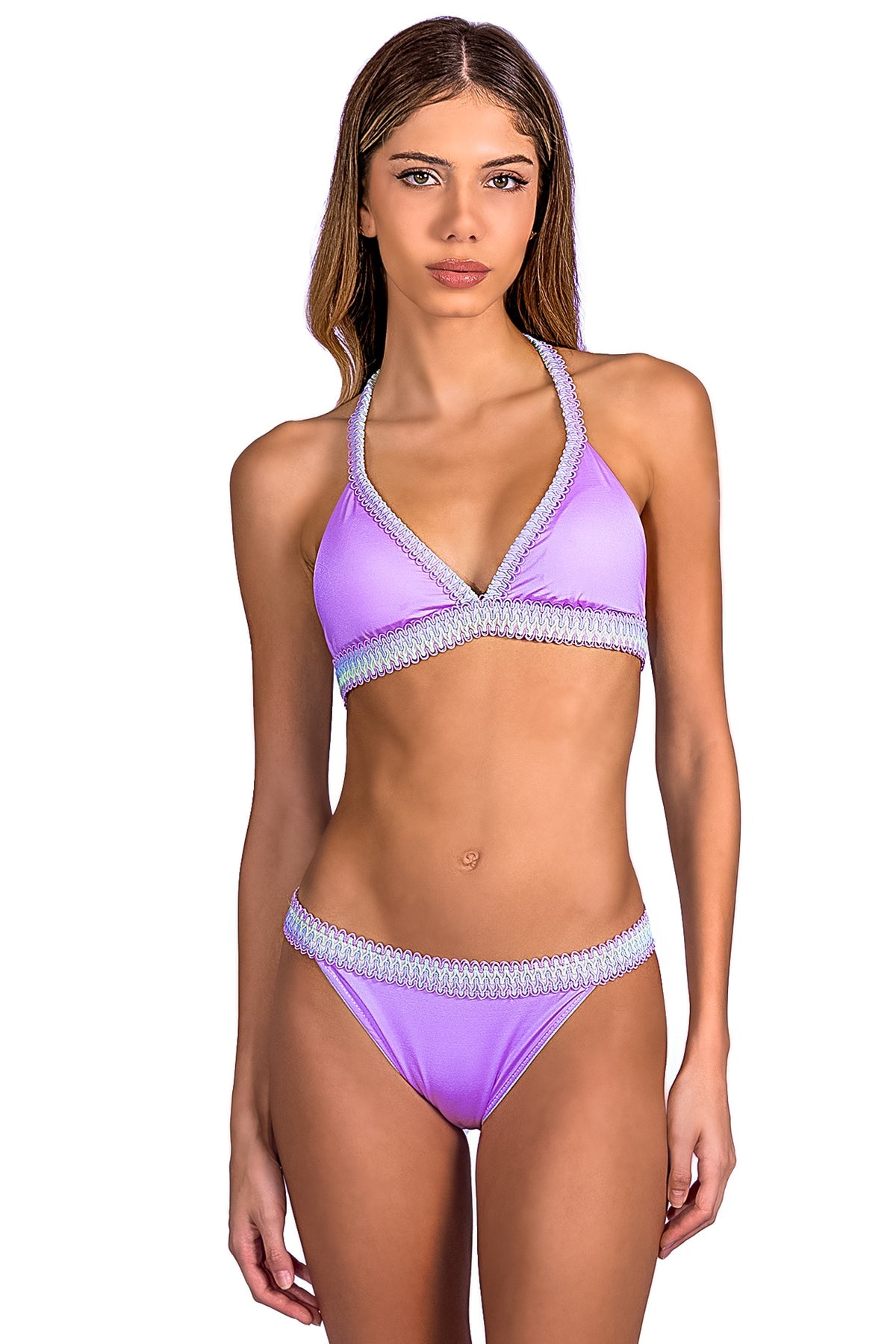 DESPI CROCHETED REVERSIBLE BIKINI-ORCHID & SEA SPRAY