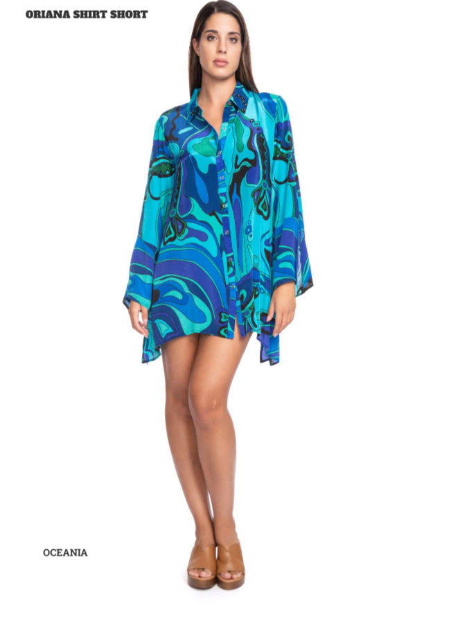 ORIANA SHIRT SHORT-OCEANIA