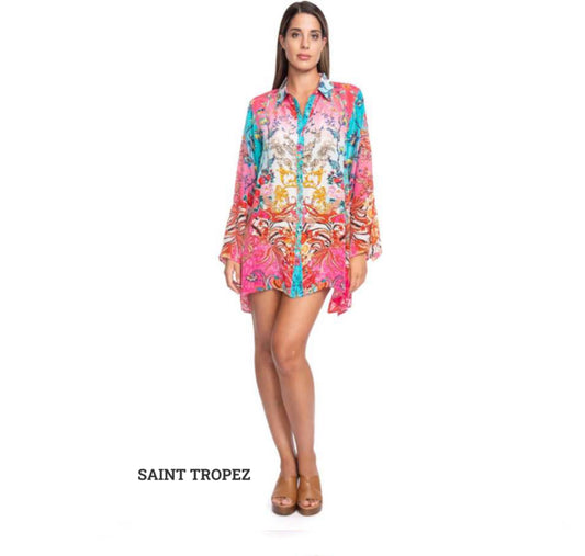 ORIANA SHIRT SHORT-SAINT TROPEZ