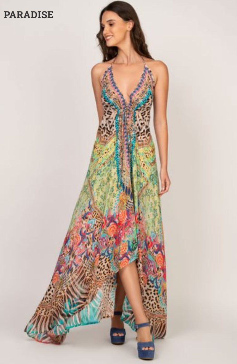 HI-LO DRESS LONG-PARADISE
