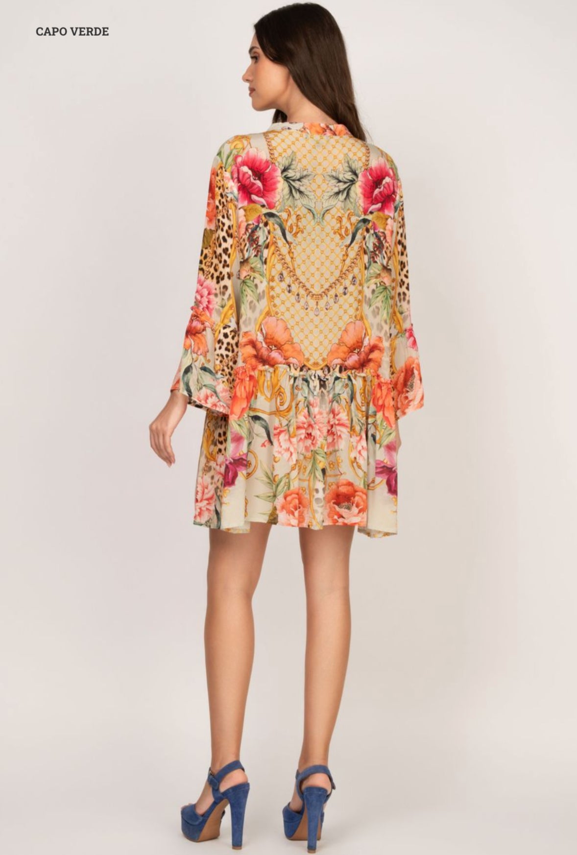 ANGELINA DRESS-CAPO VERDE
