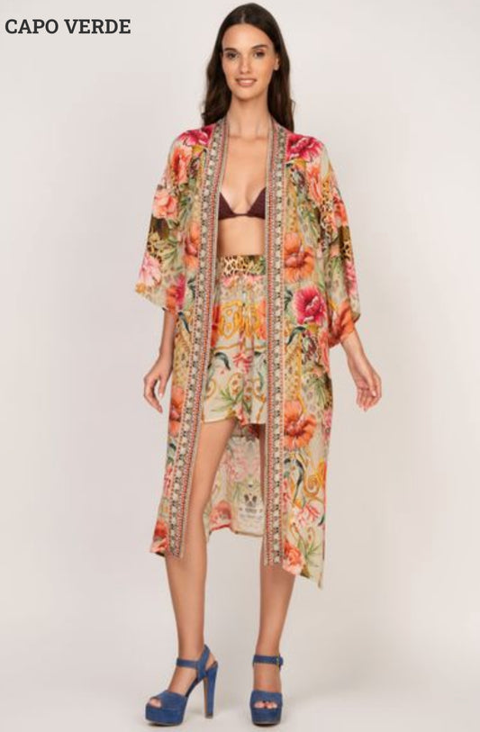 KIMONO NAYLA LONG-CAPO VERDE