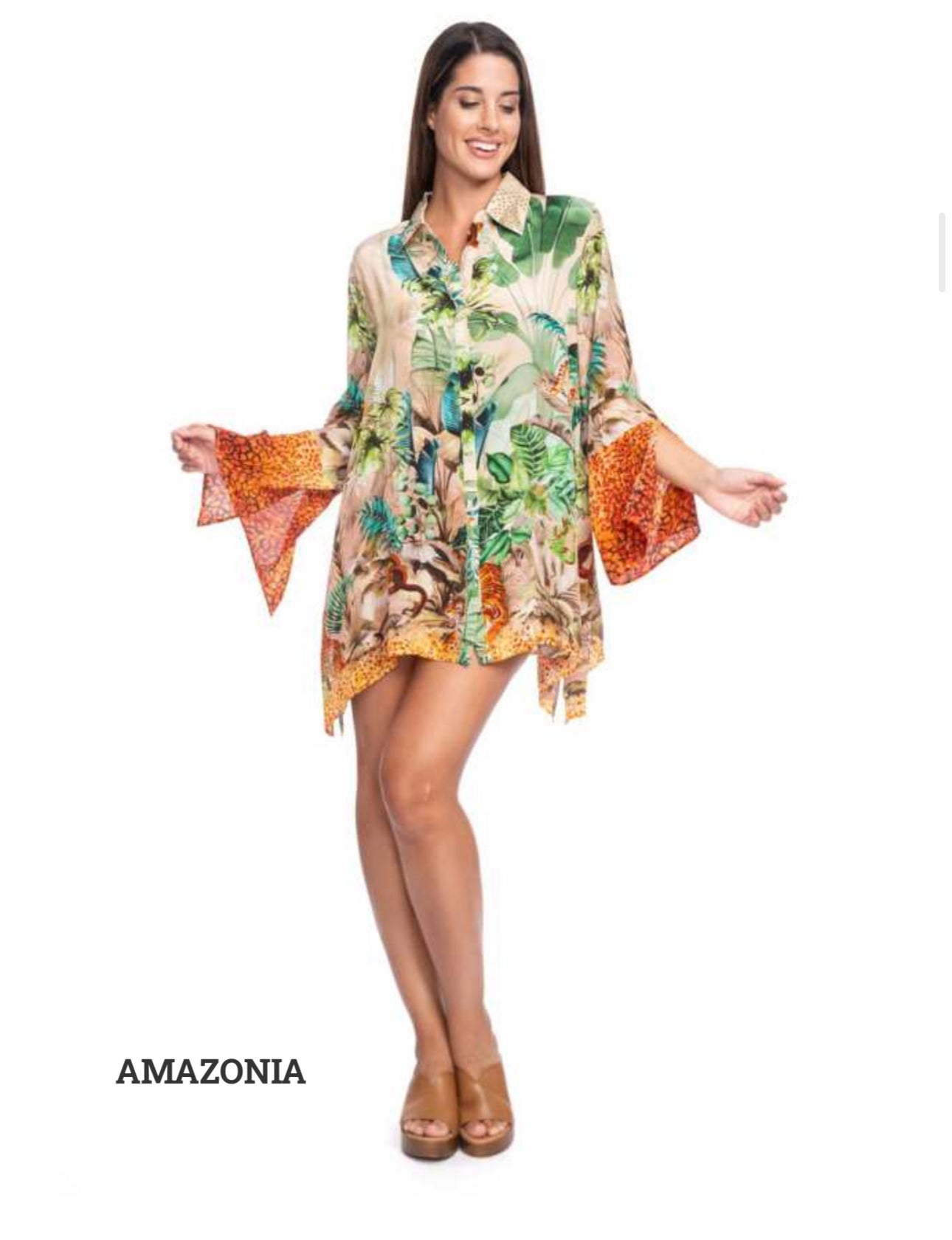 ORIANA SHIRT SHORT-AMAZONIA