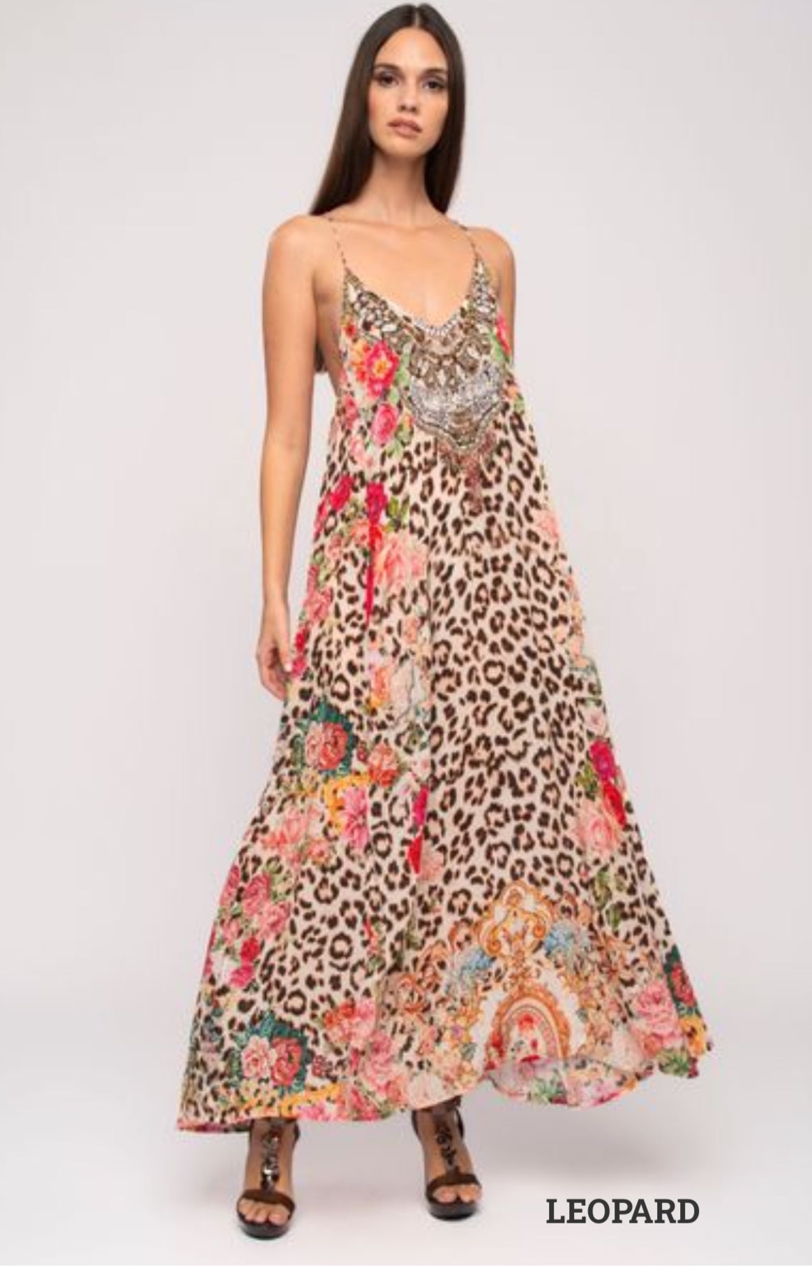 Aisha T-Back Maxi Dress