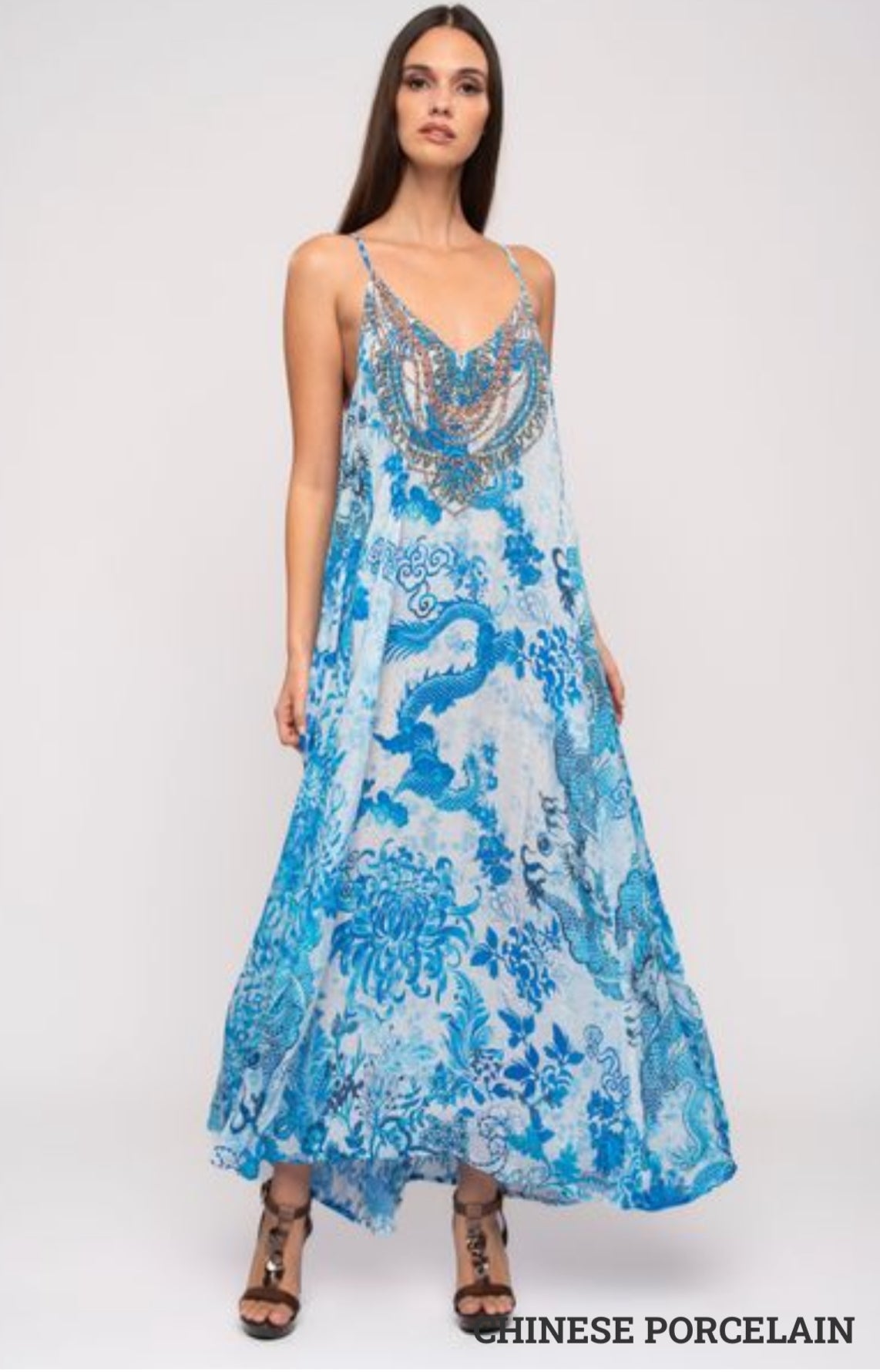Aisha T-Back Maxi Dress